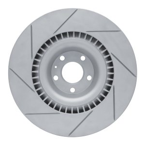 Audi S6 Brake Rotor (1) - Front Right - DFC - Geoperformance Slotted - `07-`11