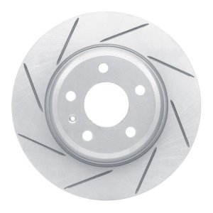 Audi A6 Quattro Brake Rotor (1) - Rear Left - DFC - Slotted Geoperf - `08-`25