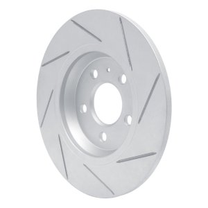 Audi A6 Quattro Brake Rotor (1) - Rear Left - DFC - Slotted Geoperf - `08-`25