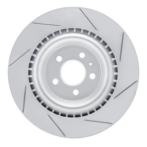 Audi S8 Brake Rotor (1) - Rear Left - DFC - Slotted Geoperformance - `11-`18