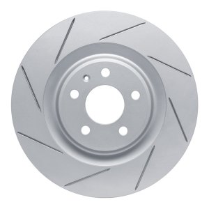 Audi A6 Brake Rotor (1) - Rear Left - DFC - Slotted Geoperformance - `08-`25