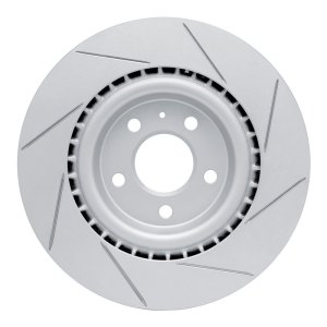 Audi A6 Brake Rotor (1) - Rear Left - DFC - Slotted Geoperformance - `08-`25