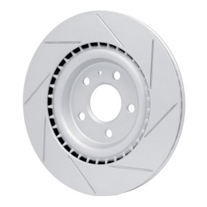 Audi A6 Brake Rotor (1) - Rear Left - DFC - Slotted Geoperformance - `08-`25