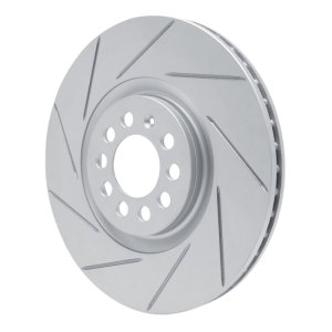 Audi TT Brake Rotor (1) - Front Left - DFC - Slotted Geoperformance - `00-`06