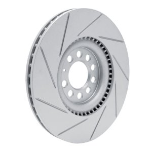 Audi TT Brake Rotor (1) - Front Right - DFC - Geoperf Slotted - `00-`06