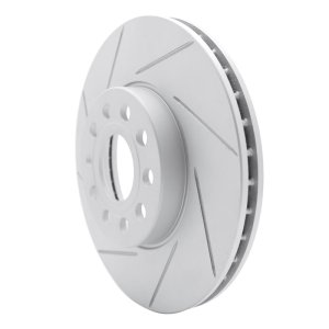 Audi A3 Brake Rotor (1) - Front Left - DFC - Slotted Geoperformance - `05-`25