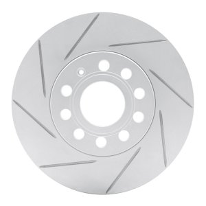 Audi A3 Brake Rotor (1) - Front Left - DFC - Slotted Geoperformance - `05-`25