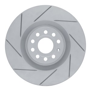 Audi S3 Brake Rotor (1) - Front Left - DFC - Slotted Geoperformance Rotor - `06-`13