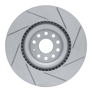 Audi S3 Brake Rotor (1) - Front Left - DFC - Slotted Geoperformance Rotor - `06-`13