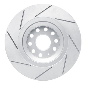 Audi Q3 Brake Rotor (1) - Rear Right - DFC - Slotted Geoperformance - `06-`25