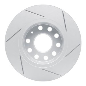 Audi A3 Quattro Brake Rotor (1) - Rear Left - DFC - Slotted Geoperformance - `05-`25