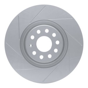 Audi S3 Brake Rotor (1) - Front Left - DFC - Slotted Geoperformance - `12-`25