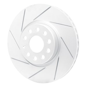 Audi TT Quattro Brake Rotor (1) - Front Left - DFC - Slotted Geoperformance - `05-`25