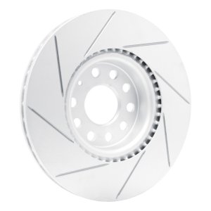 Audi TT Quattro Brake Rotor (1) - Front Left - DFC - Slotted Geoperformance - `05-`25