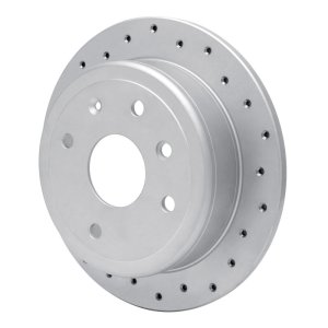 Chevrolet Optra Brake Rotor (1) - Rear Left - DFC - Drilled Geoperformance - `04-`10
