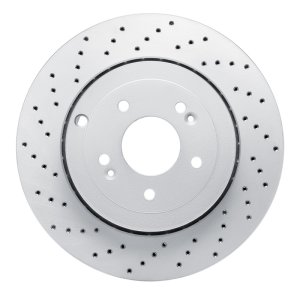 Hyundai Genesis Coupe Brake Rotor (1) - Rear Left - DFC - Drilled Geoperformance - `10-`16