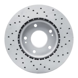 Hyundai Kona Brake Rotor (1) - Front Left - DFC - Geoperformance Drilled - `11-`25