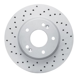 Hyundai Kona Brake Rotor (1) - Front Left - DFC - Geoperformance Drilled - `11-`25