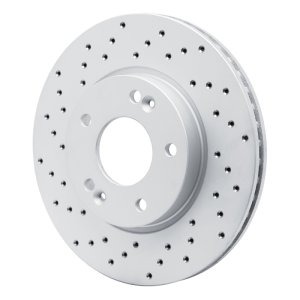 Hyundai Kona Brake Rotor (1) - Front Left - DFC - Geoperformance Drilled - `11-`25