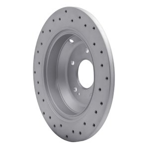 Genesis G80 Brake Rotor (1) - Rear Right - DFC - Drilled Geoperformance - `09-`20