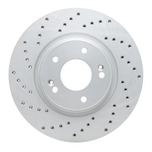 Hyundai Elantra Brake Rotor (1) - Front Left - DFC - Geoperformance Rotor - Drilled - `15-`25