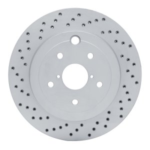 Subaru WRX Brake Rotor (1) - Rear Left - DFC - Geoperf Drilled - `08-`20 Subaru WRX Brake Rotor (1) - Rear Left - DFC - Geoperf Drilled - `08-`20