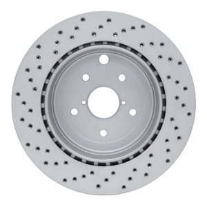 Subaru WRX Brake Rotor (1) - Rear Right - DFC - Drilled Geoperformance - `08-`20 Subaru WRX Brake Rotor (1) - Rear Right - DFC - Drilled Geoperformance - `08-`20