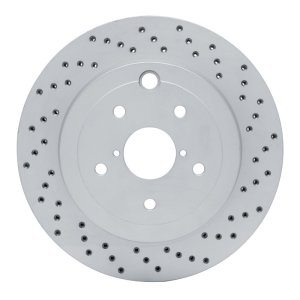 Subaru WRX Brake Rotor (1) - Rear Right - DFC - Drilled Geoperformance - `08-`20 Subaru WRX Brake Rotor (1) - Rear Right - DFC - Drilled Geoperformance - `08-`20