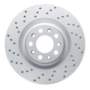 Alfa Romeo Giulia Brake Rotor (1) - Rear Left - DFC - Geoperformance Drilled - `17-`25