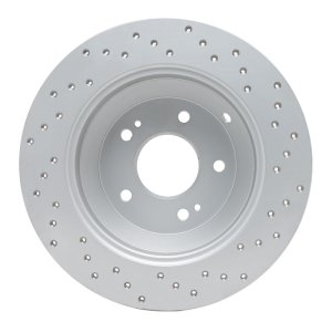 Kia Sorento Brake Rotor (1) - Rear Left - DFC - Drilled Geoperformance - `15-`20