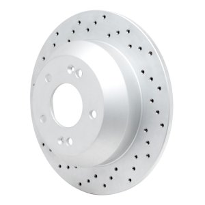 Kia Sorento Brake Rotor (1) - Rear Left - DFC - Drilled Geoperformance - `15-`20