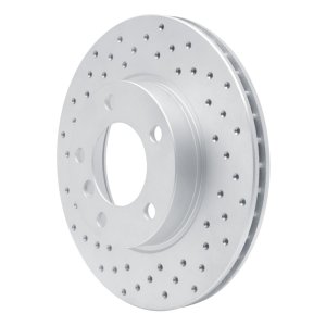 BMW 323Ci Brake Rotor (1) - Front Left - DFC - Drilled Geoperformance - `91-`06