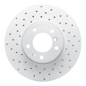 BMW 540I Brake Rotor (1) - Front Left - DFC - Geoperf Drilled - `91-`01