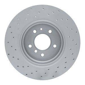 BMW 740Il Brake Rotor (1) - Rear Right - DFC - Geoperf Drilled - `91-`01