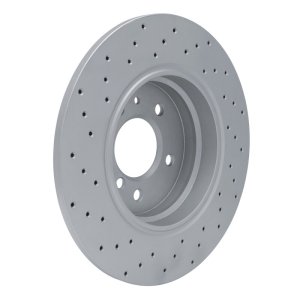 BMW 740Il Brake Rotor (1) - Rear Right - DFC - Geoperf Drilled - `91-`01