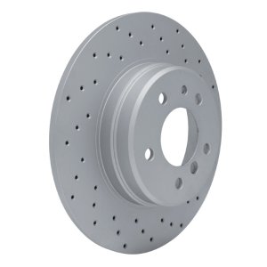 BMW 740Il Brake Rotor (1) - Rear Right - DFC - Geoperf Drilled - `91-`01