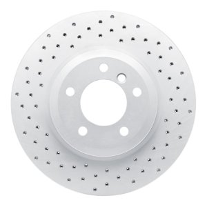 BMW 330Ci Brake Rotor (1) - Front Left - DFC - Geoperf Drilled Rotors - `01-`08