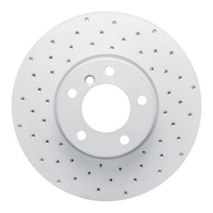 BMW 530I Brake Rotor (1) - Front Left - DFC - Drilled Geoperformance - `00-`03