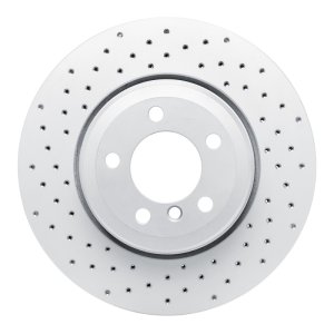 BMW 745Li Brake Rotor (1) - Rear Left - DFC - Drilled Geoperformance - `02-`05