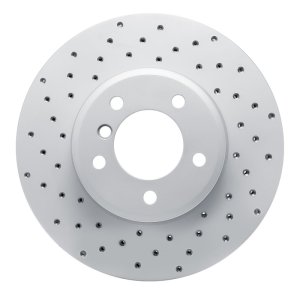 BMW 528Xi Brake Rotor (1) - Front Left - DFC - Drilled Geoperformance - `04-`10