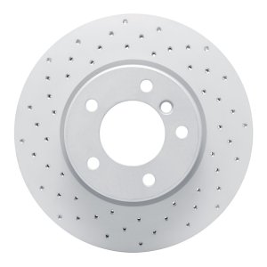 BMW 525I Brake Rotor (1) - Front Left - DFC - Geoperformance Drilled - `04-`10