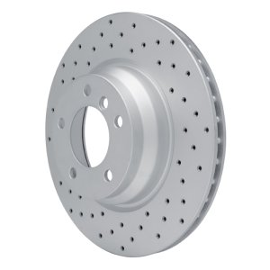 BMW 330I Brake Rotor (1) - Front Left - DFC - Drilled Geoperformance - `06-`12