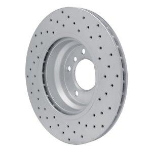 BMW 330I Brake Rotor (1) - Front Left - DFC - Drilled Geoperformance - `06-`12