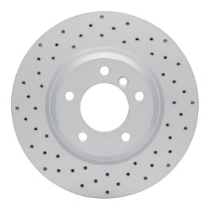 BMW 330I Brake Rotor (1) - Front Left - DFC - Drilled Geoperformance - `06-`12