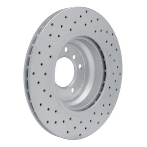 BMW X1 Brake Rotor (1) - Front Right - DFC - Drilled Geoperformance - `06-`12