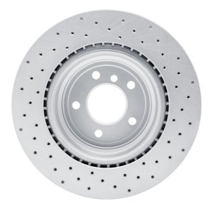 BMW 330I Brake Rotor (1) - Rear Left - DFC - Drilled Geoperf - `06-`15