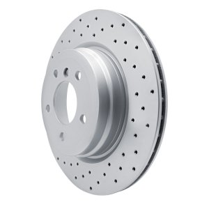 BMW 330I Brake Rotor (1) - Rear Left - DFC - Drilled Geoperf - `06-`15