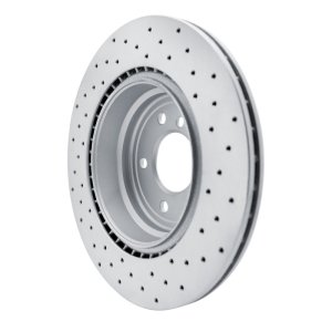 BMW 330I Brake Rotor (1) - Rear Left - DFC - Drilled Geoperf - `06-`15