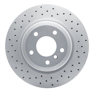 BMW 330I Brake Rotor (1) - Rear Left - DFC - Drilled Geoperf - `06-`15