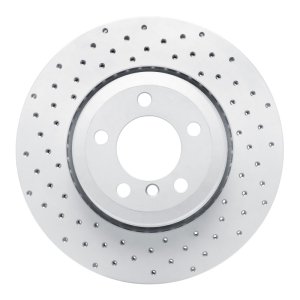 BMW 750Li Brake Rotor (1) - Rear Left - DFC - Geoperformance Drilled - `05-`08